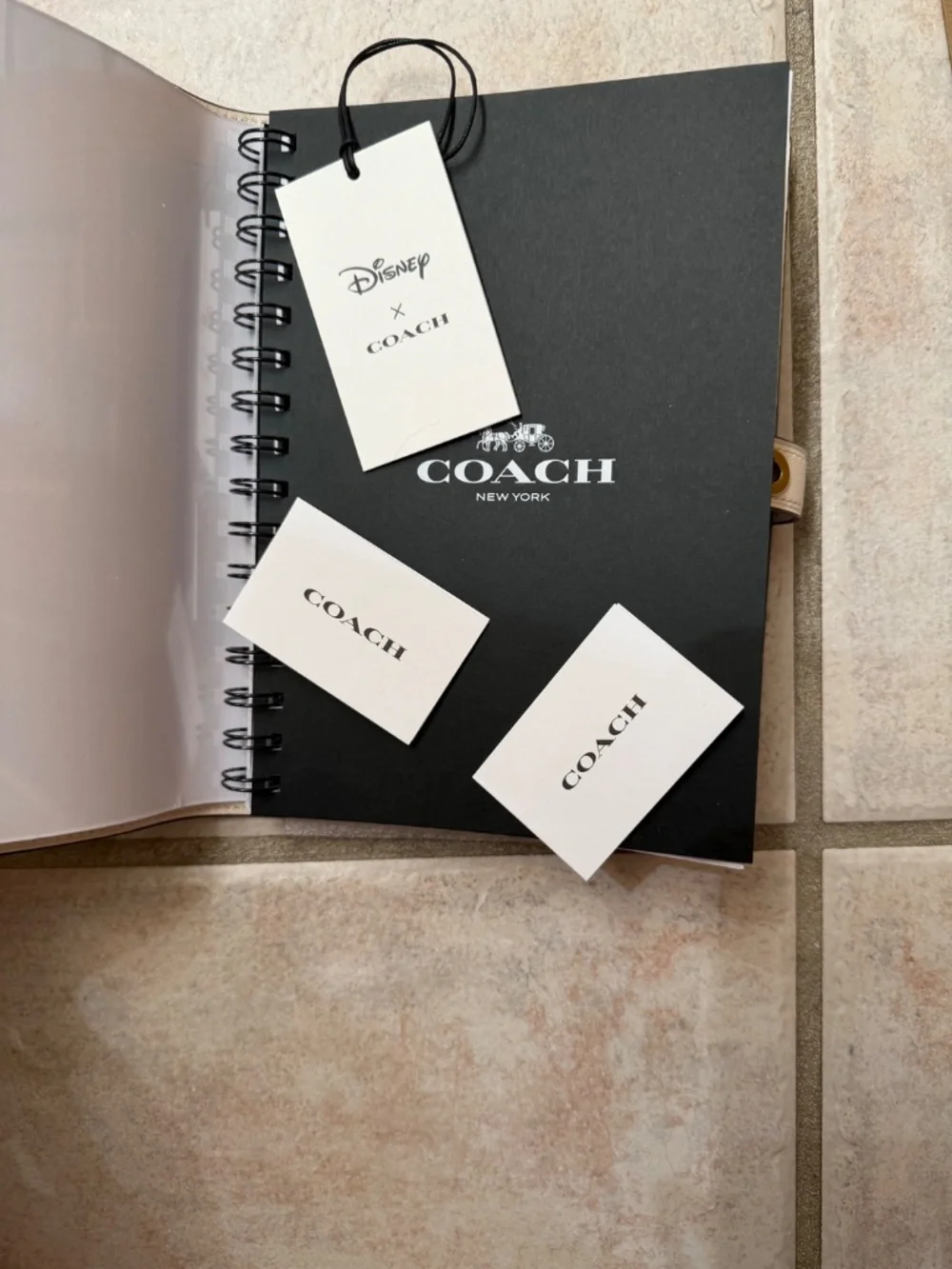 BRAND NEW COACH X DISNEY NOTEBOOK